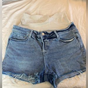 Blanqi Denim maternity/postpartum shorts